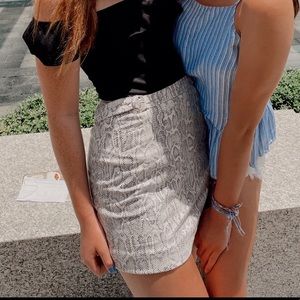 Snakeskin Skirt